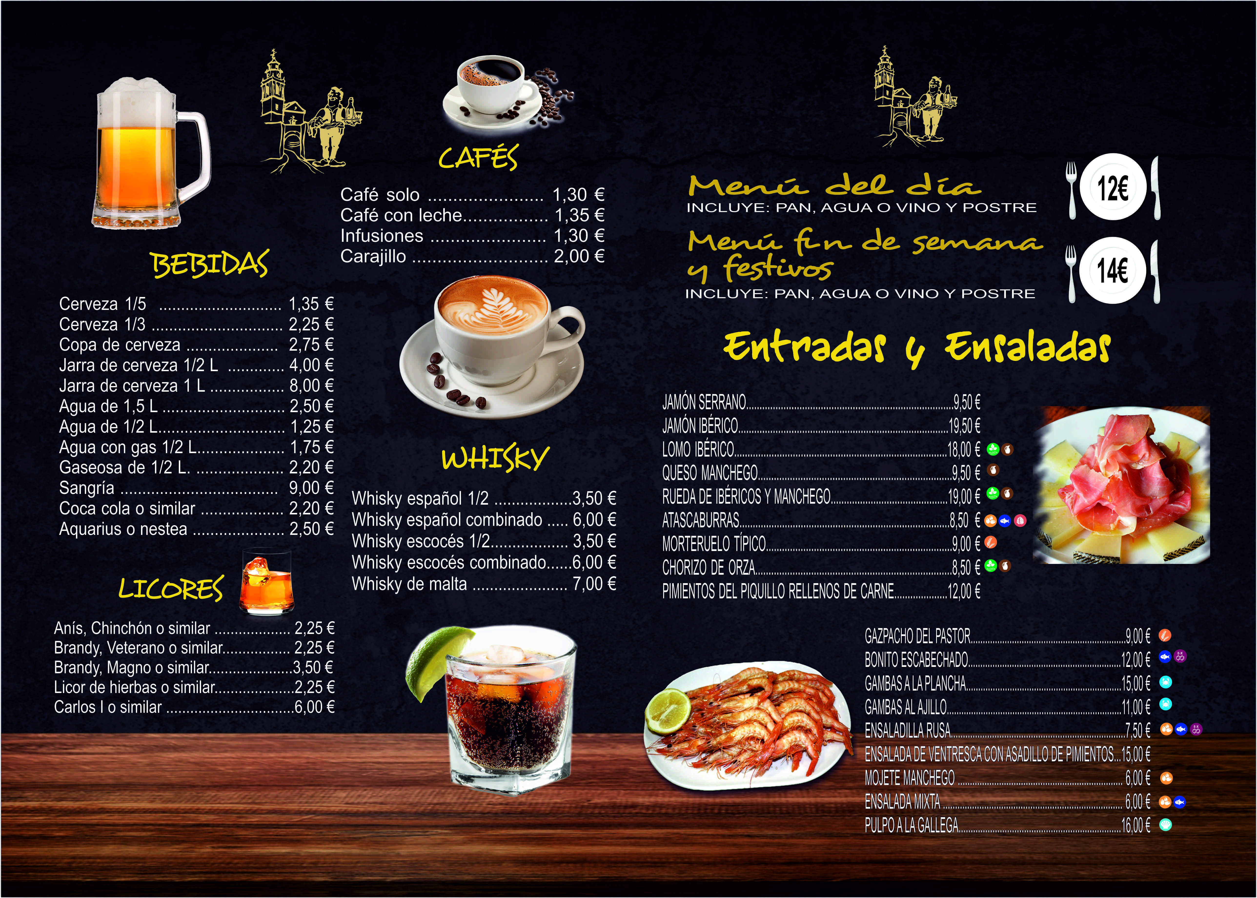 Carta de abuelo restaurante en tarancon — página 2